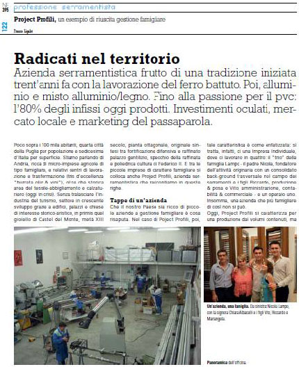 rivista Nuova Finestra numero 395